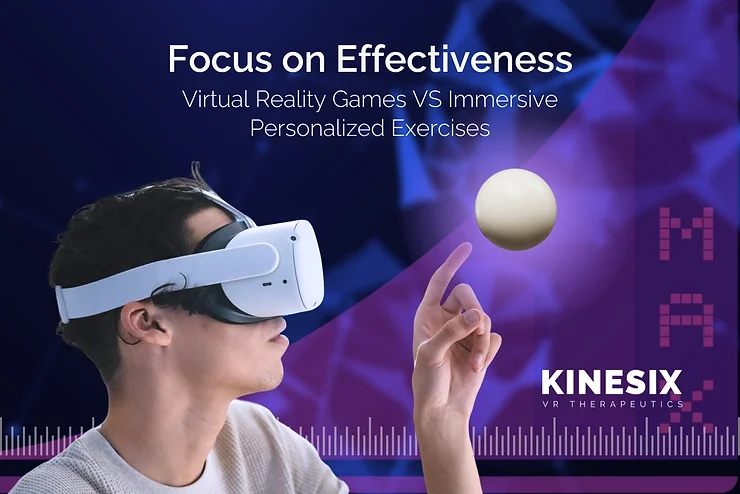 Rehabilitation 20 Virtual reality games for physical therapy VS immersive personalized exercises: Focus on Effectiveness